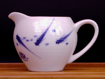 手描き藍小魚の茶海