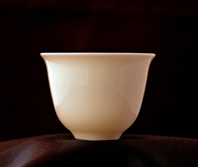 白玉瓷富貴杯高 茶杯