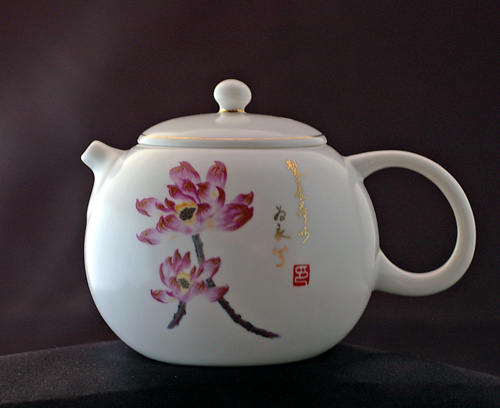 夏荷茶壺